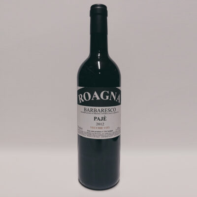 Barbaresco Pajè Vecchie Viti 2012 Roagna