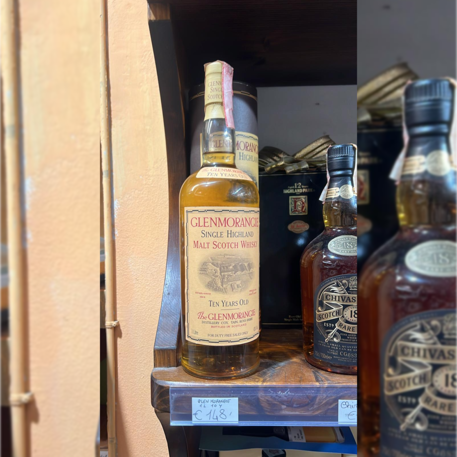 Glenmorangie Ten Years Old the Glenmorangie 1 Litre anni 90 Whisky
