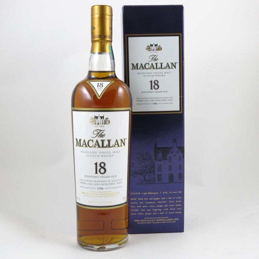 Macallan 1996 aged 18 years Whisky