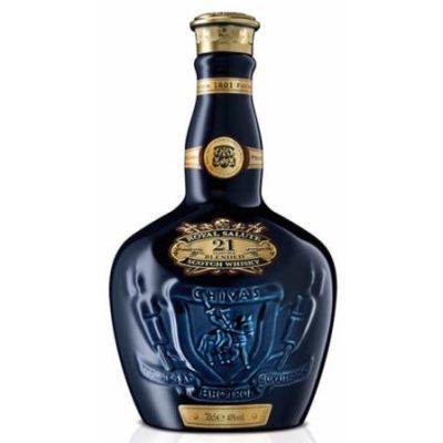 Royal Salute Blue 21 years old Chivas Whisky