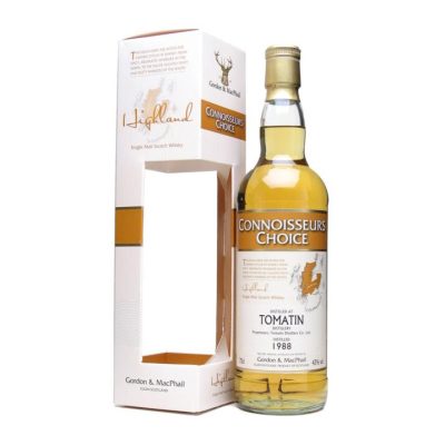 Connoisseurs Choice 1988 distilled ad Tomatin Gordon & MacPhail Whisky