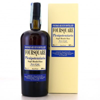 Plenipotenziario Foursquare Single Blended Rum 2007 Heavy & Light 12 Years Old