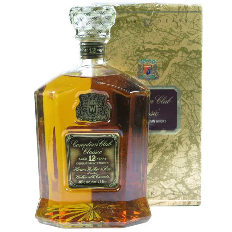 Canadian Club 12 years 1 litre Whisky 1980 - Wine Shop La Cambusa Stresa