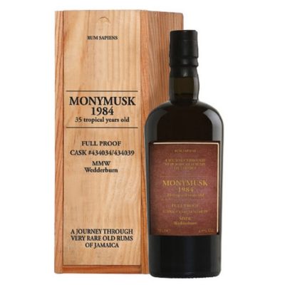 Monymusk 1984 Full Proof 69% 35 Tropical years old Rum Sapiens