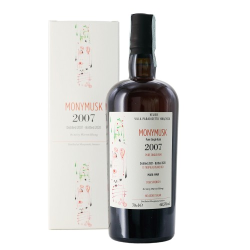 Monymusk 2007 13 Years Old Cask Strength Mark MMW Velier Villa Paradisetto 1988/2020
