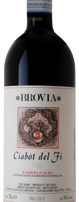 Barbera d'alba 2017 Brovia Ciabot del Fi