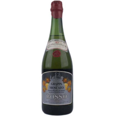 Grappa di Moscato Bosso invecchiata 10 anni distillata 1978
