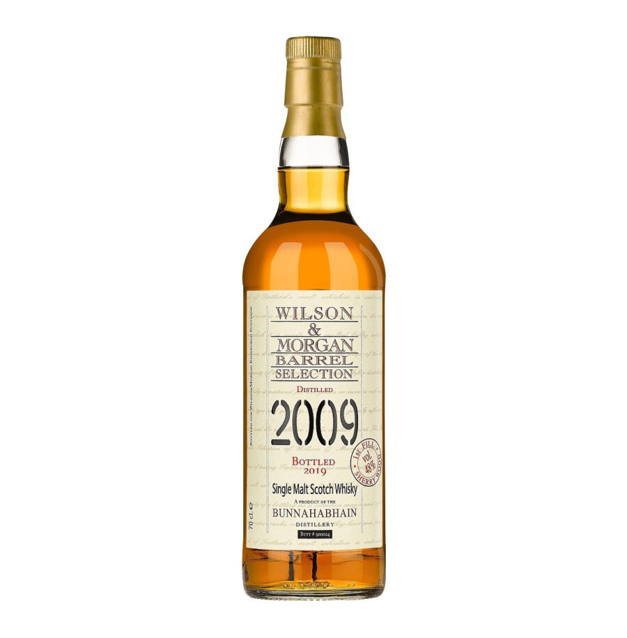 Wilson & Morgan barrel selection distilled 2009 Bunnahabhain Whisky