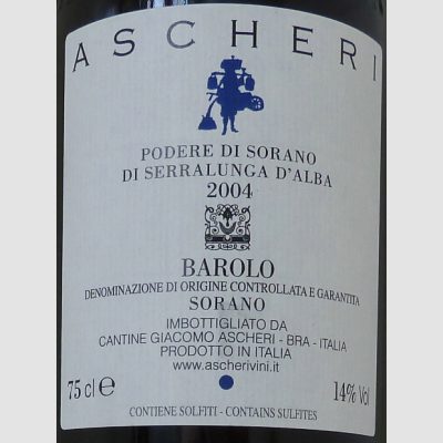 Barolo Sorano 2004 Ascheri
