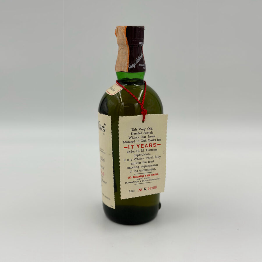 Ballantines 17 years old Scotch Whisky Vintage 75cl