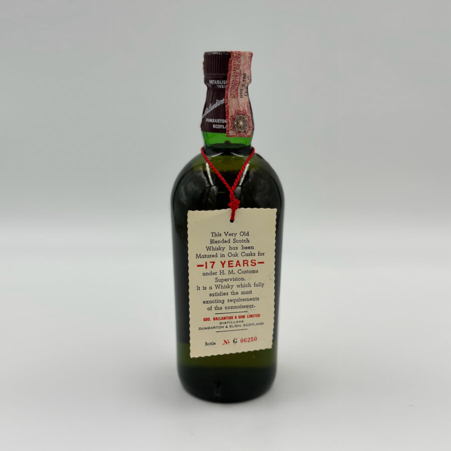 Ballantines 17 years old Scotch Whisky Vintage 75cl