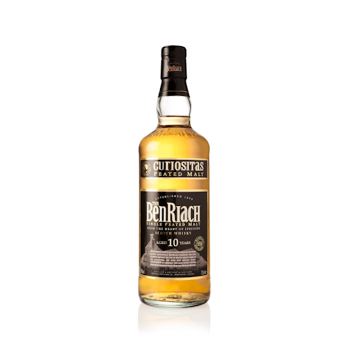 BenRiach 10 Years Curiositas Single Peated Malt Scotch Whisky