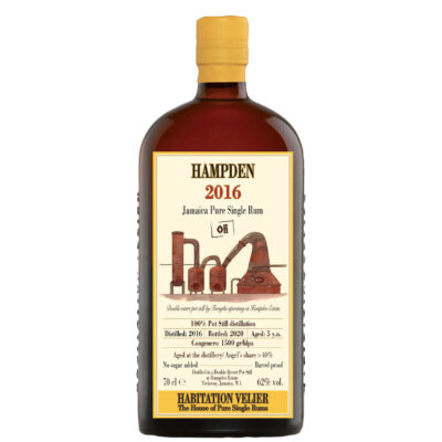 Hampden 2016 Aged 5 Years Jamaica Pure Single Rum Habitation Velier