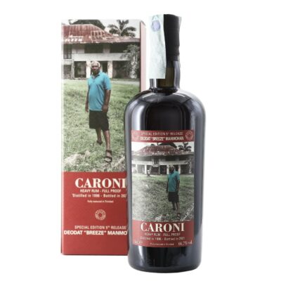 Caroni Deodat "Breeze" Manmohan 1996 Bottled 2021 Heavy Rum Full Proof