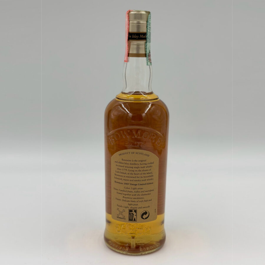 Bowmore Islay limited 1989 Edition 16 Years Old Bowmore Distillery