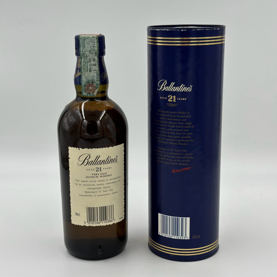 Ballantines 21 years old Scotch Whisky 1827 Vintage 0,7lt
