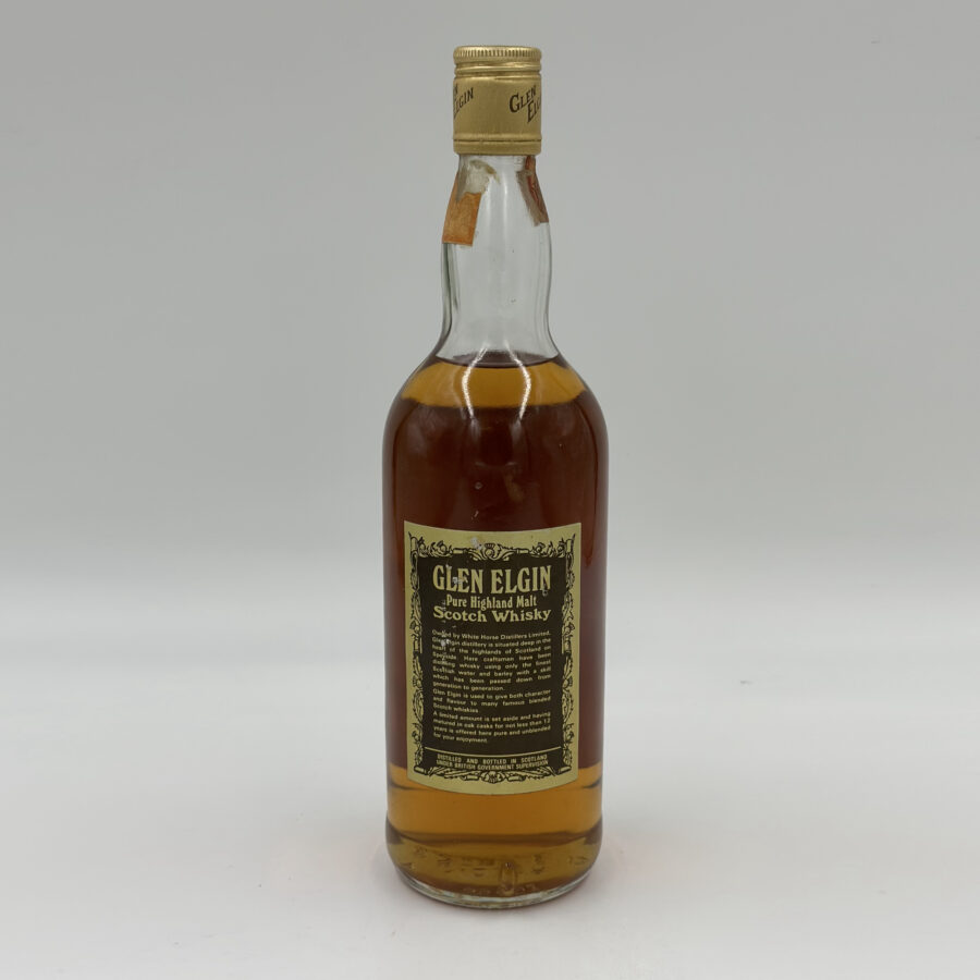 Glen Elgin Pure Highland Malt Scotch Whisky 12 Years Old White Horse 75 cl