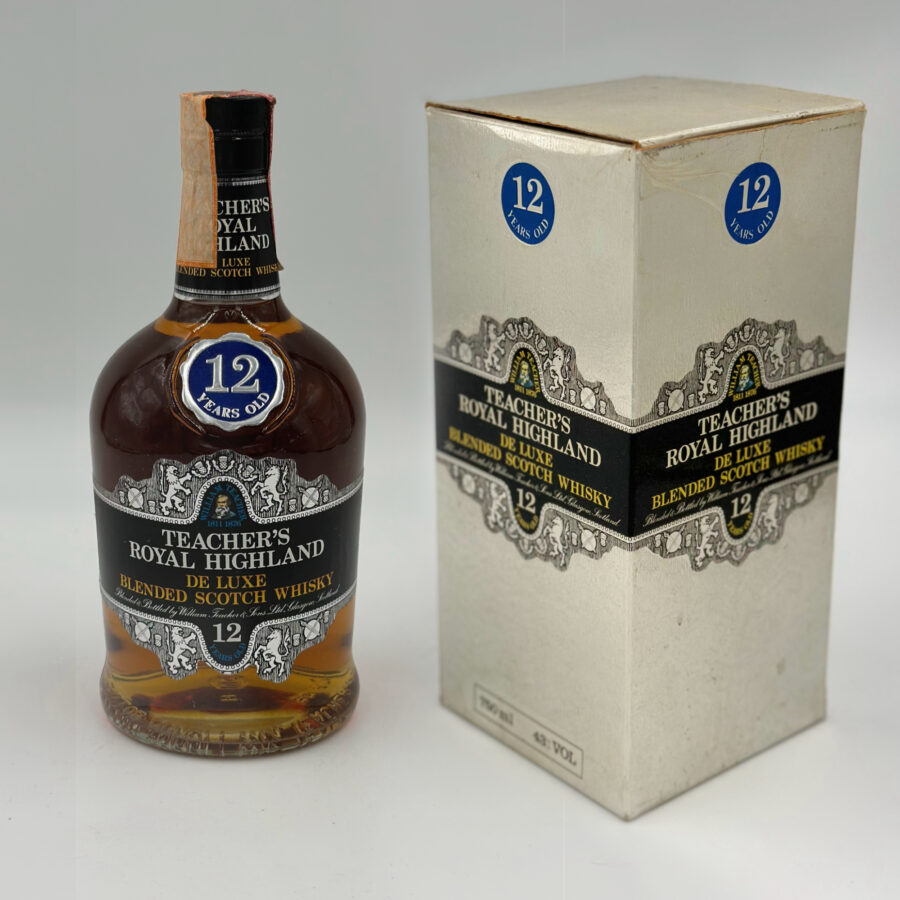 Teacher's Royal Highland 12 Years Old De Luxe Blended Scotch Whisky 75 cl