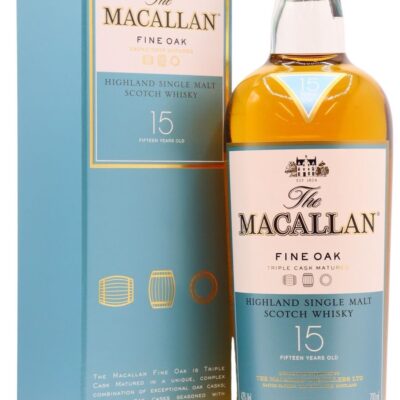 Macallan fine oak Triple cask Matured 15 Years Whisky