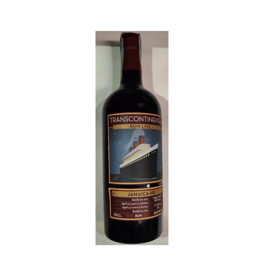 Transcontinental Rum Line Jamaica HD (N° 410) 2012 Bottoled 2019