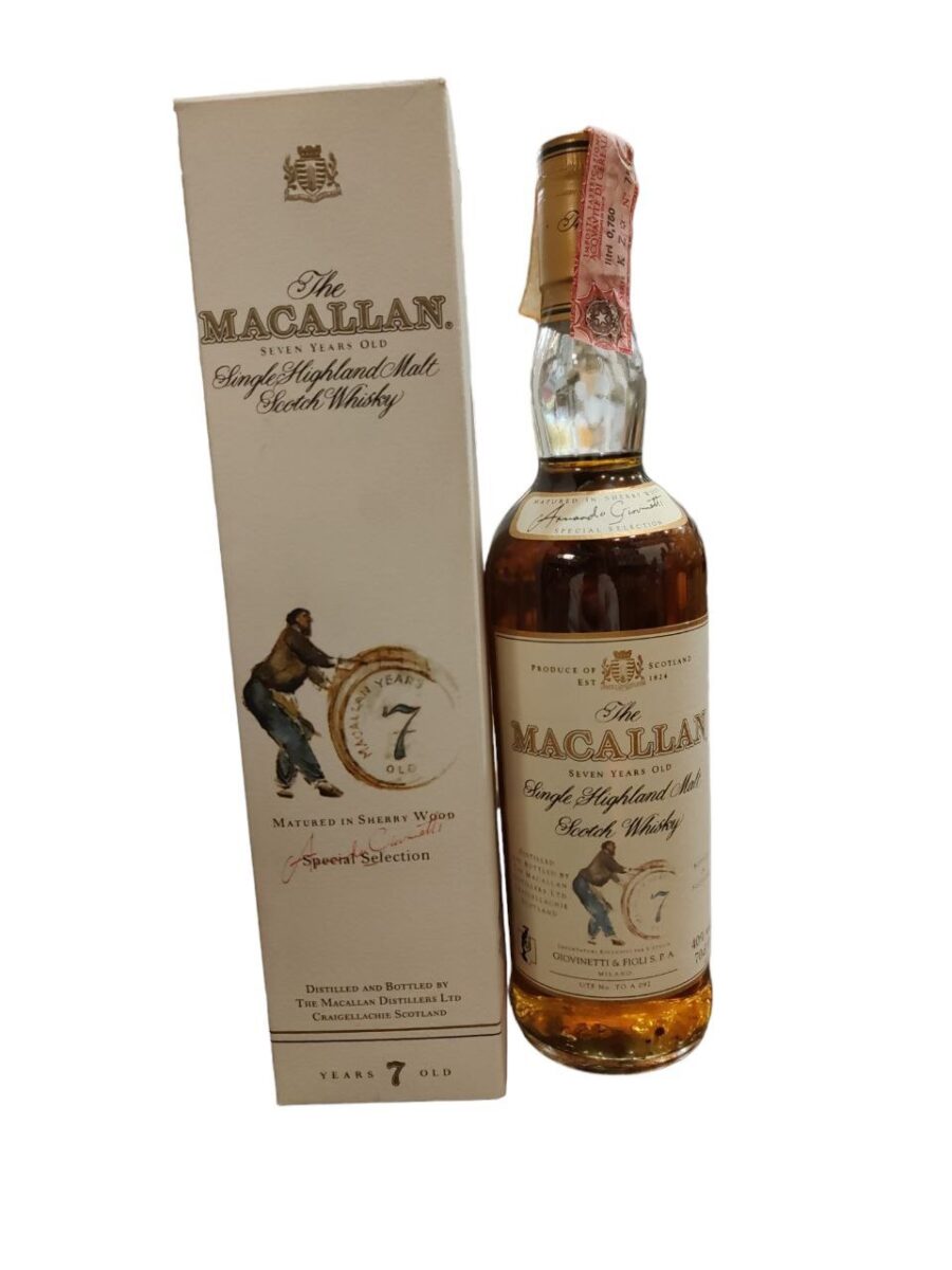 Macallan 7 Years OId Sherry Wood Giovinetti & Figli