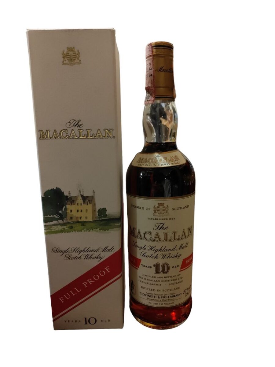 Macallan 10 Years Old Full Proof