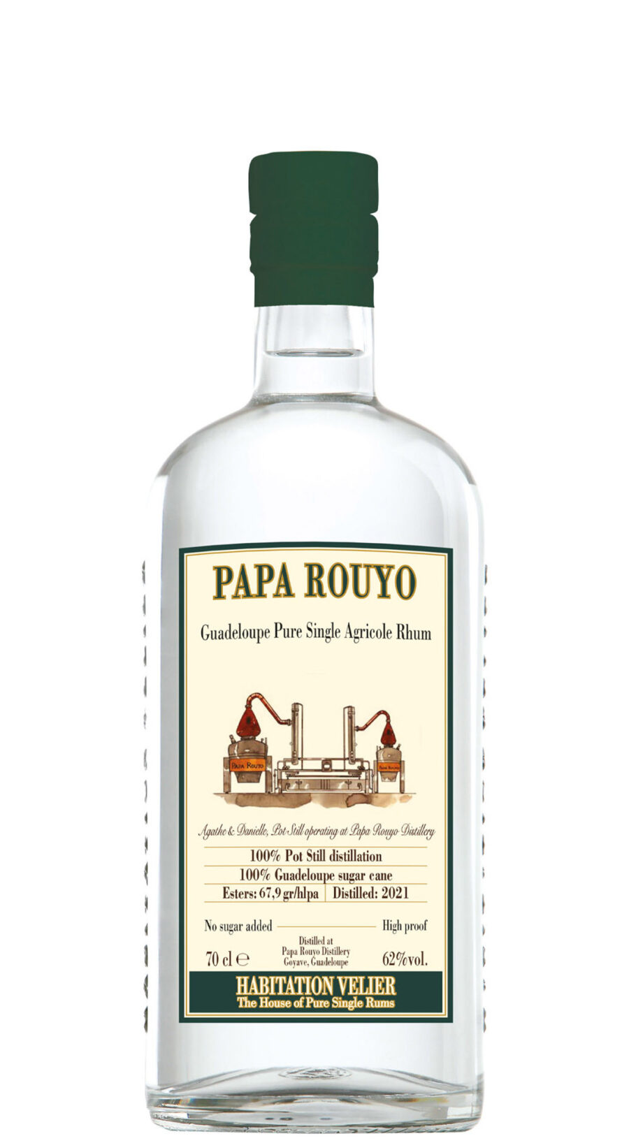 Hampden Papa Rouyo Guadeloupe Pure Single Agricole Rhum Distilled 2021