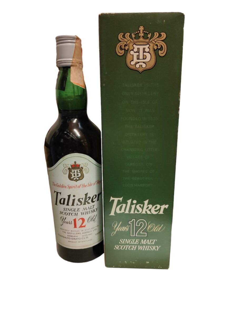 Talisker 12 Years Old Imported By Ennio Pescarmona