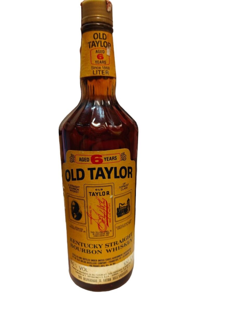 Old Taylor 1991 6 Years Old Bourbon Whiskey 1L Imported By Soffiantino