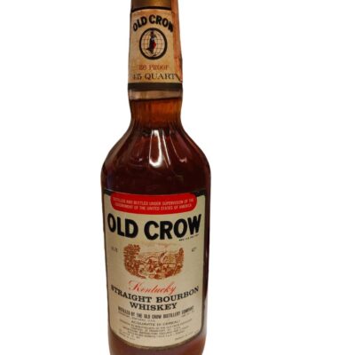 Old Crow Kentucky Bourbon Whisky 0.75l Vintage Imported By Pedro Domeco Italia