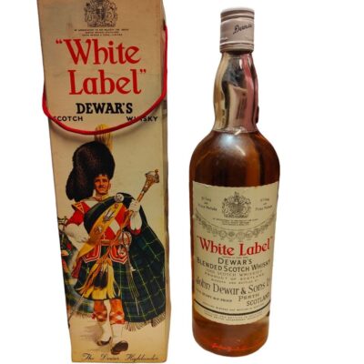 Dewar's White Label Scotch Whisky 1 Liter Vintage