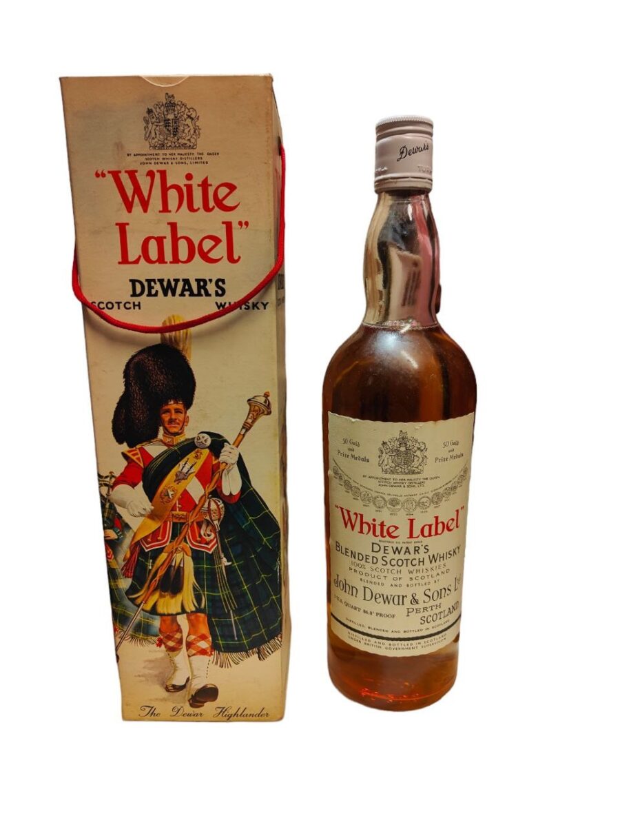 Dewar's White Label Scotch Whisky 1 Liter Vintage