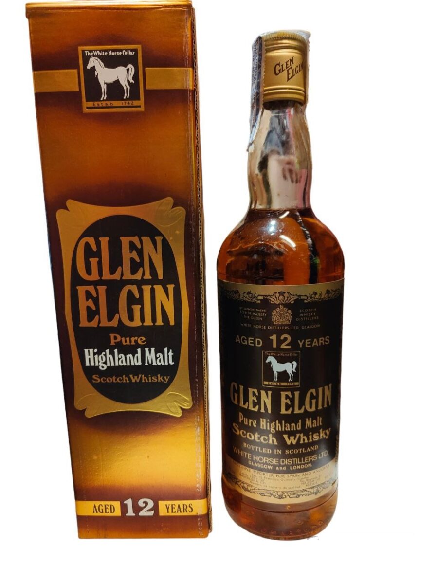 Glen Elgin Pure Scotch Whisky Aged 12 Years 0.75L Vintage (Nice Level)