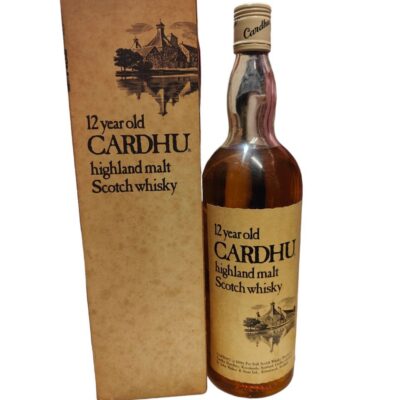 Cardhu Highland Malt Scotch Whisky 12 Years Old Vintage 1 Liter (Low Level)