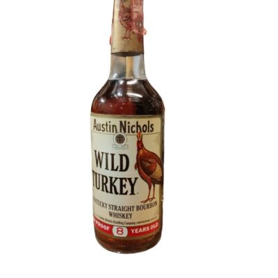 Austion Nichold Wild Turkey 101 Proof 8 Years Old Vintage