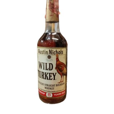 Austion Nichols Wild Turkey 101 Proof 8 Years Old Vintage