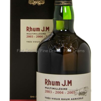 Rhum J.M XO Martinique MultiMillesimé 2003-2004-2005