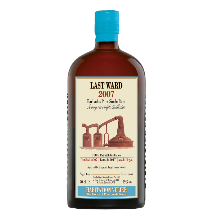 Last Ward 2007 Barbados Pure Single Rum Distilled in 2007 Aged 10 Years