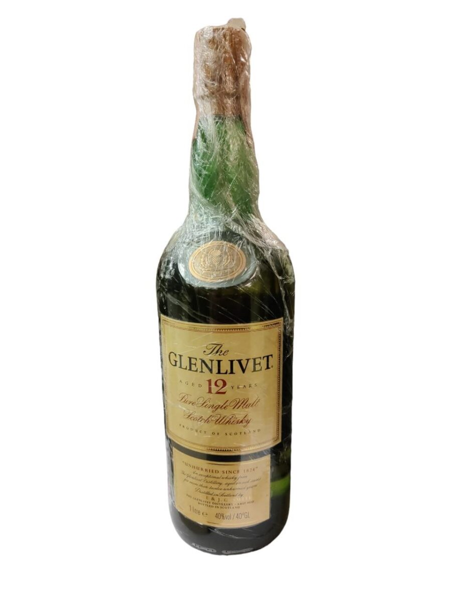 The Glenlivet 12 years Aged only in Oak Casks 1 Litre anni 90 Whisky