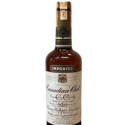 Canadian Club 6 Years Old 1975 Import by Spirit SPA