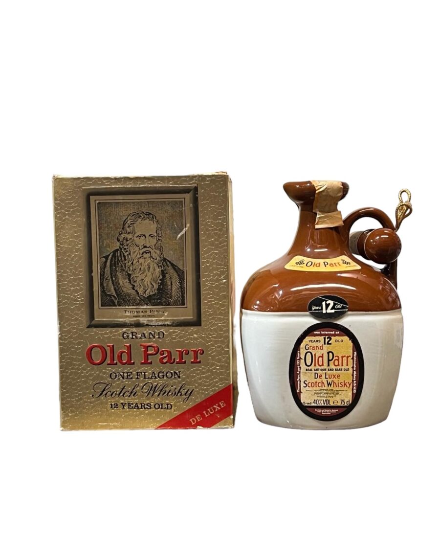 Grand Old Parr De Luxe Scotch Whisky 12 Years Old 0.75cl Ceramic bottle