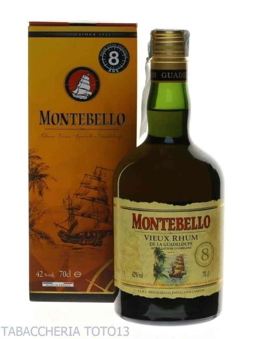 Montebello Vieux Rhum de la Guadeloupe 8 ans age