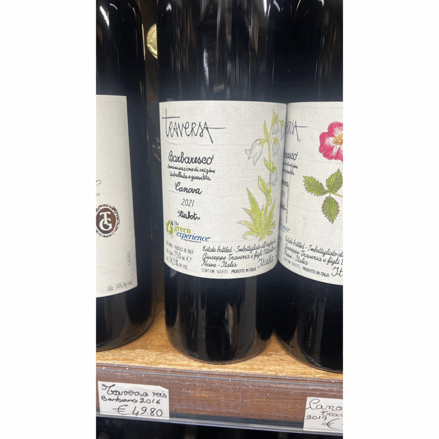 Barbaresco Canova 2021 Ciabot - the Green Experience - Traversa