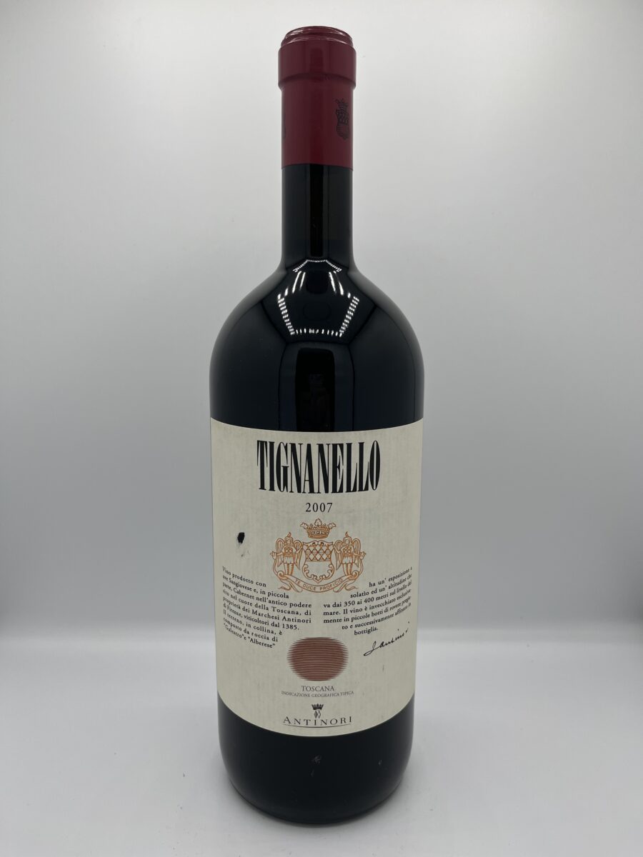 Tignanello 2007 Magnum Antinori (damaged label)