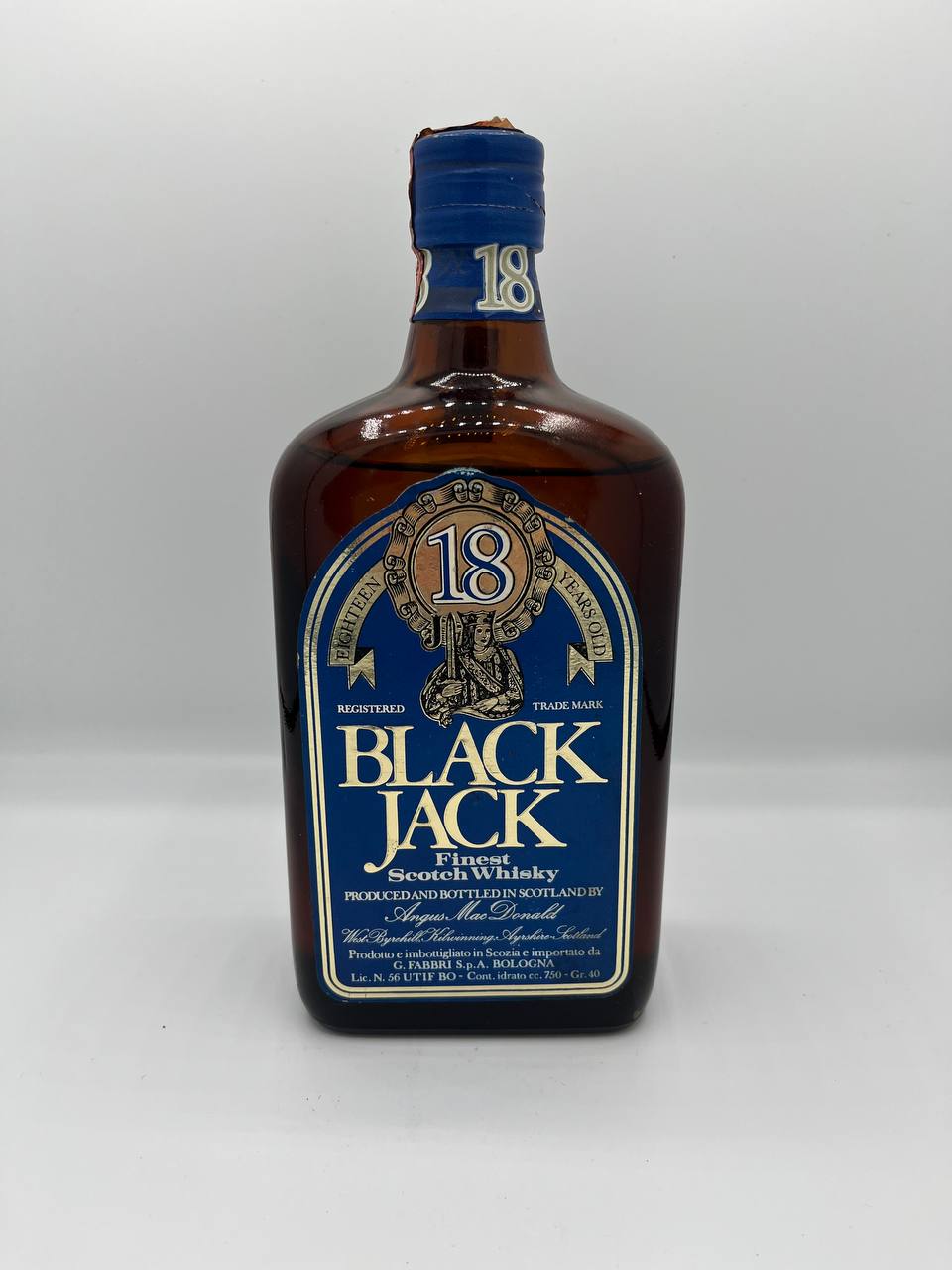 Angus Mac Donald Black Jack 18 years old Whisky Angus Mac Donald Black Jack 18 years old Whisky