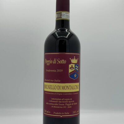 Brunello di Montalcino Vendemmia 2019 Poggio di Sotto